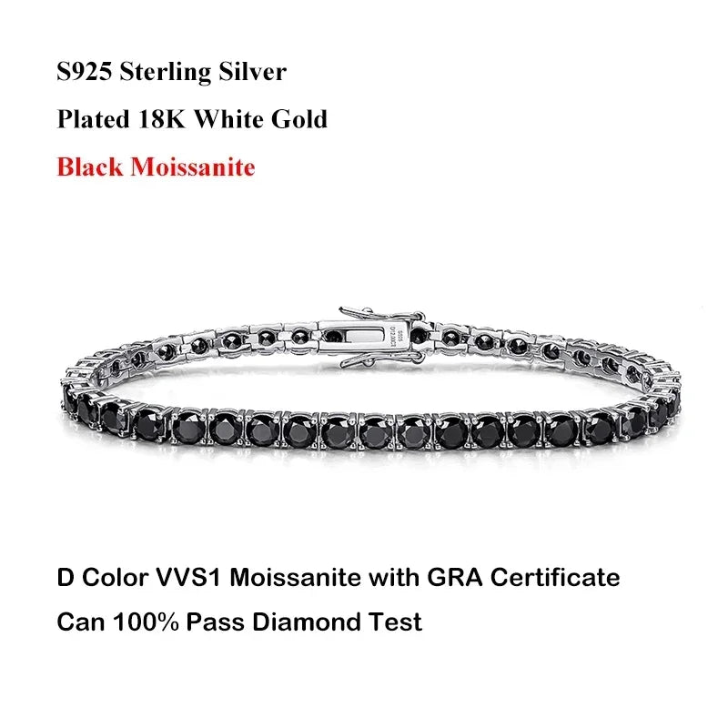 EWYA Moissanite Tennis Bracelet