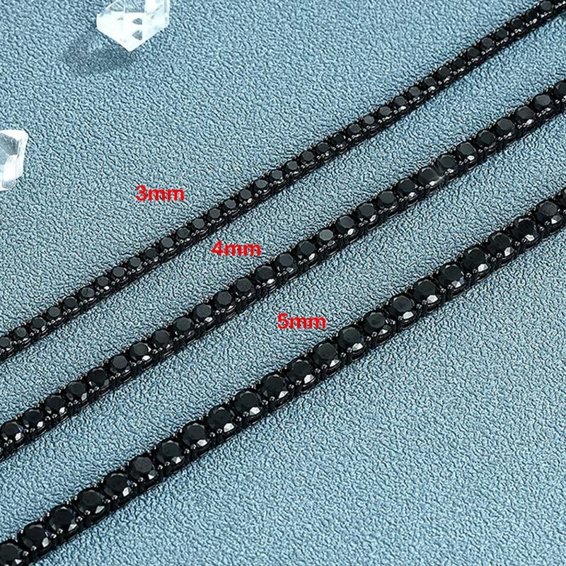 Royal Blue Moissanite Tennis Bracelet